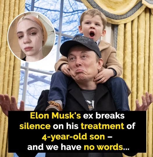 Grimes reacts to Elon Musk parading their 4-year-old in Oval Office