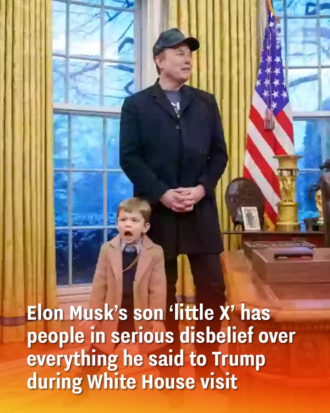 Elon Musk’s son ‘little X’ has people in…