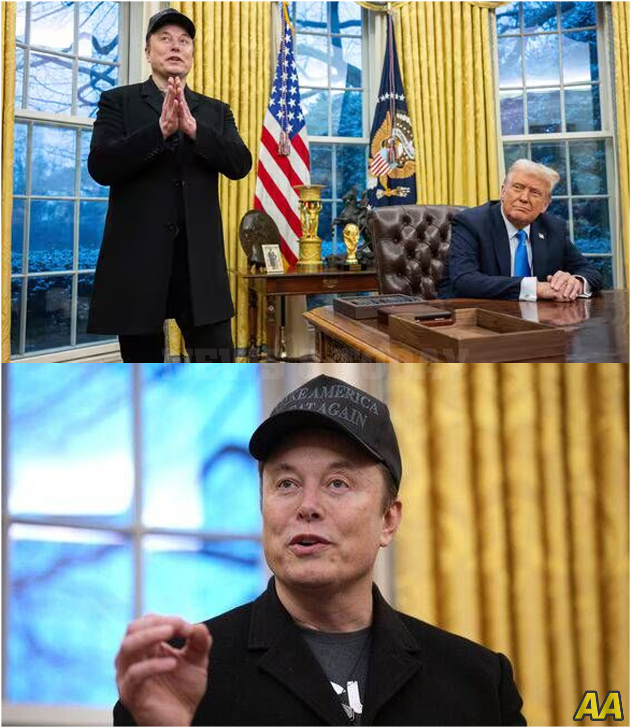 Elon Musk’s cute son X steals show in Oval Office with President Trump
