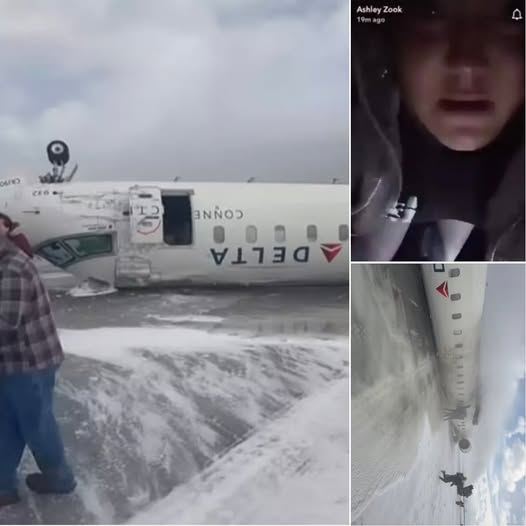 Passenger posts video inside Delta plane moments