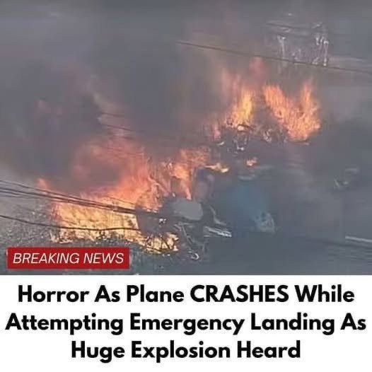 While Attempting Emergency Landing As Huge Explosion Heard