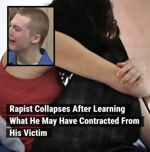 Ra p is t Co’llapses After Learning What He May Have Contracted From His…