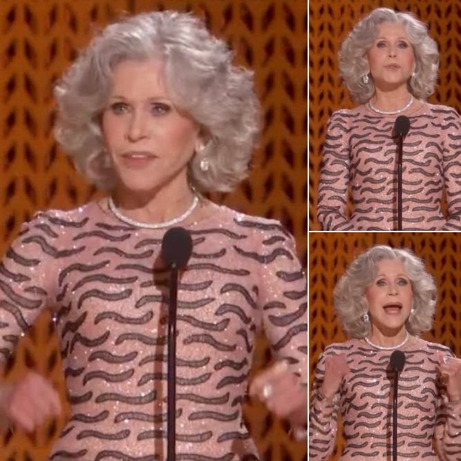 Jane Fonda ‘calls out Donald Trump’ during SAG award speech