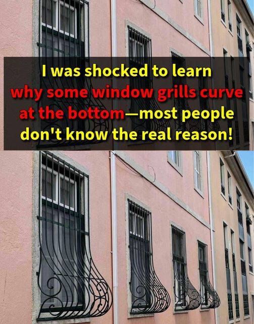 Here’s Why Some Window Grills Curves At The Bottom, And I Had No Idea Here’s Why Some Window Grills Curves At The Bottom, And I Had No Idea
