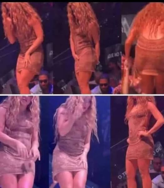 The moment Shakira leaves the stage The moment Shakira leaves the stage