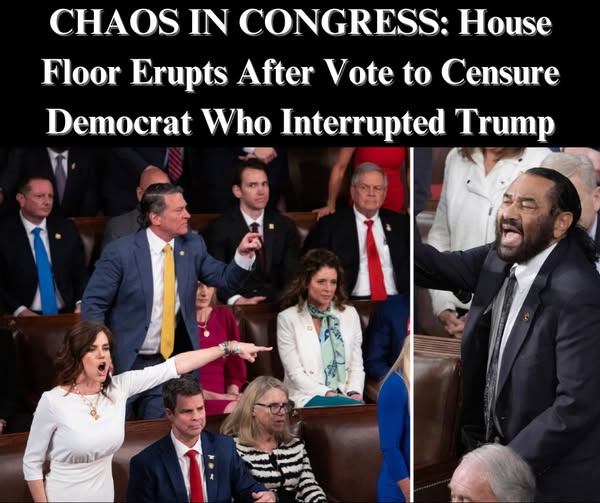 Democrats Join GOP in Censuring Rep. Al Green as Shouting Match Erupts on the House Floor Democrats Join GOP in Censuring Rep. Al Green as Shouting Match Erupts on the House Floor