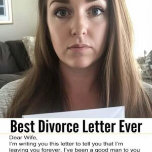 Wife receives a divorce letter from husband, her reply is brilliant