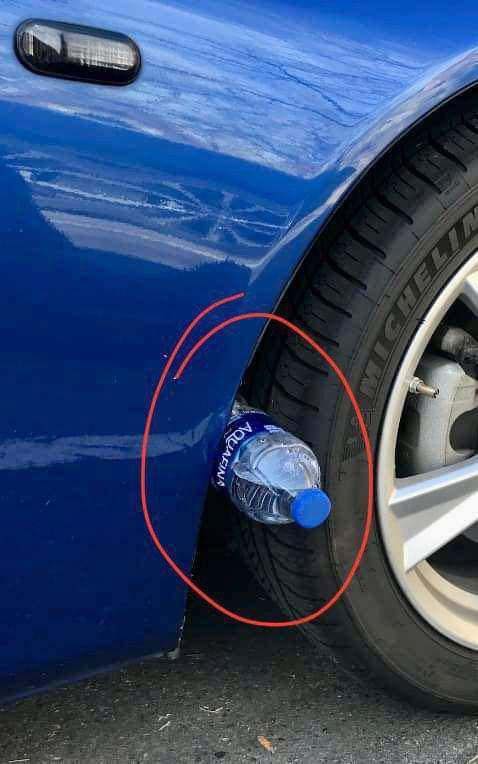 Be careful! Don’t touch the bottle