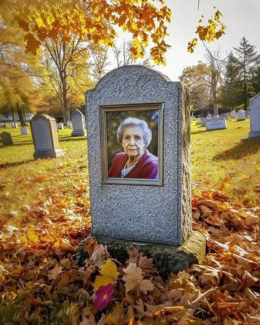 MY GRANDMOTHER ASKED ME TO CLEAN THE PHOTO ON HER HEADSTONE EXACTLY A YEAR AFTER HER… MY GRANDMOTHER ASKED ME TO CLEAN THE PHOTO ON HER HEADSTONE EXACTLY A YEAR AFTER HER…