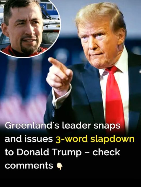 Greenland’s leader snaps and issues 3-word slapdown to Donald Trump Greenland’s leader snaps and issues 3-word slapdown to Donald Trump
