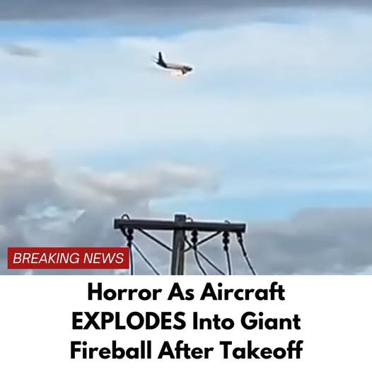 H*rror As Aircraft E*PLODES Into Giant Fireball After Takeoff H*rror As Aircraft E*PLODES Into Giant Fireball After Takeoff