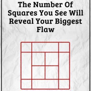 The Number of Squares You See Will Reveal Your Biggest Flaw? The Number of Squares You See Will Reveal Your Biggest Flaw?