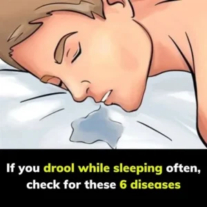 If you drool while sleeping often this…
