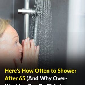 From age 65, how often should you shower From age 65, how often should you shower