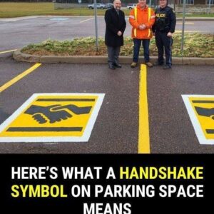 A new symbol is showing up on some parking spaces! A new symbol is showing up on some parking spaces!