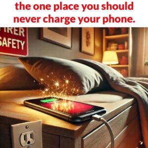 Never use phones while charging and…