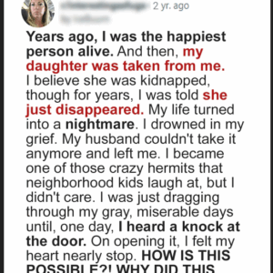 5 Years after My Daughter Vanished, a Knock on