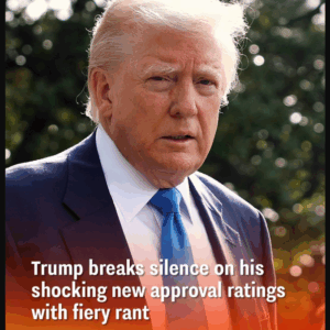 Trump breaks silence on his shocking new approval ratings with fiery rant