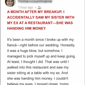 A Month After My Breakup, I Accidentally Saw