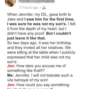 I Found Out My DIL Gave Birth to a…
