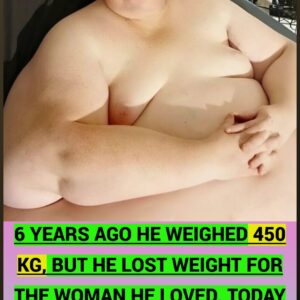 6 years ago he weighed 450 kg!