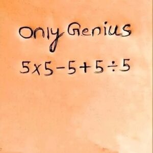 Only Geniuses Can Solve This Math Puzzle in 10 Seconds