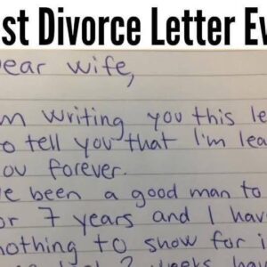 Wife receives a divorce letter from husband, her reply is brilliant