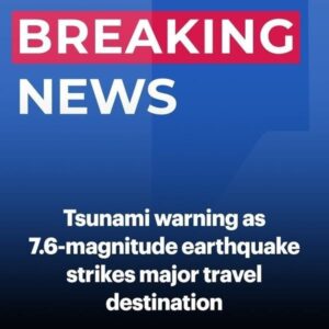 Tsunami Alert Issued Following 7.6 Magnitude