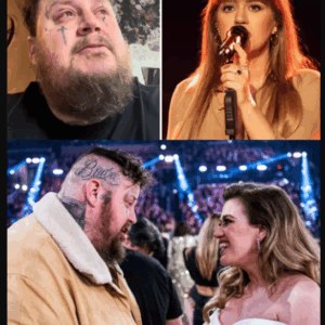 Jelly Roll gets emotional as Kelly Clarkson covers his song
