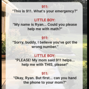 Boy Calls 911 to Ask For Help with Math, Cops Soon Realize He Needs Real Help