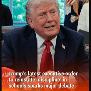 Trump’s latest executive order to reinstate ‘discipline’ in schools sparks major debate among parents
