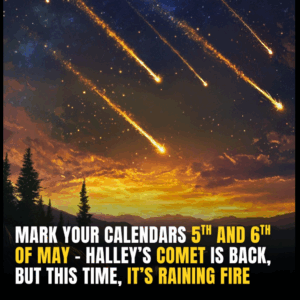 Halley’s Comet Is Back, But This Time, It’s Raining Fire