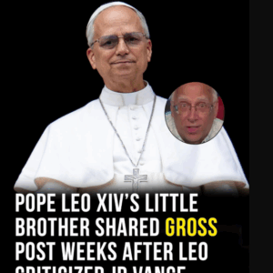 Pope Leo’s brother shared post calling… Pope Leo’s brother shared post calling…