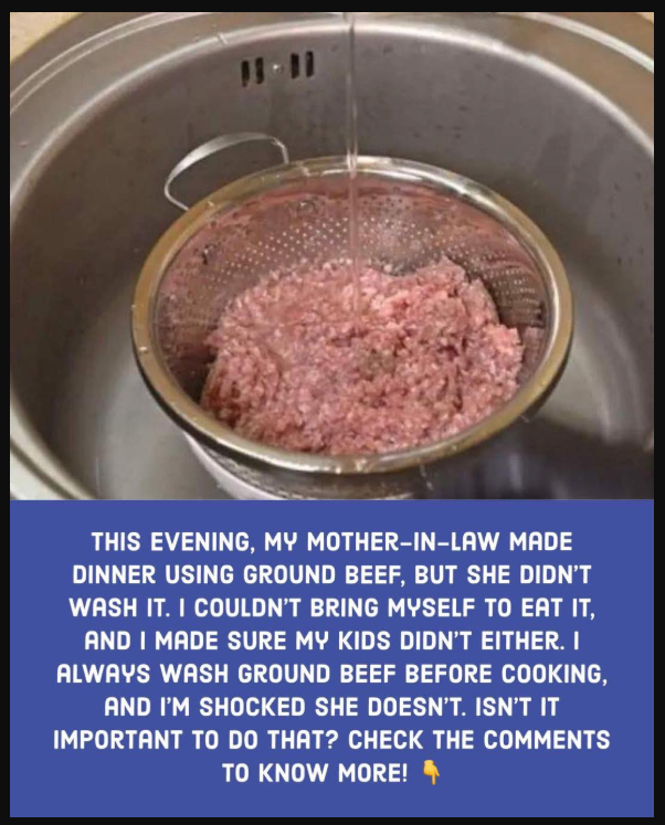 Should You Wash Ground Beef?
