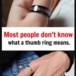 Most people don’t know what a thumb ring means