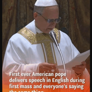 The First American Pope Delivers English Speech at His Inaugural Mass
