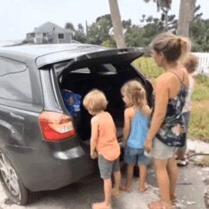 A single mother of four buys a used car