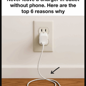 Why You Should Never Leave Your Phone Charger Plugged in Without Your Phone