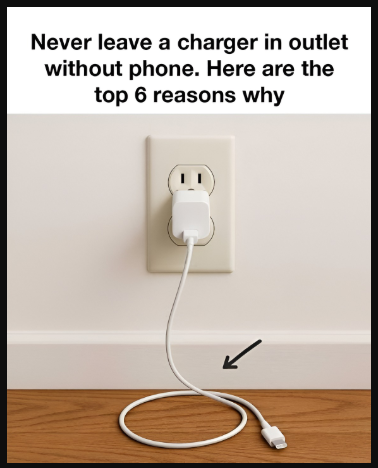 Why You Should Never Leave Your Phone Charger Plugged in Without Your Phone