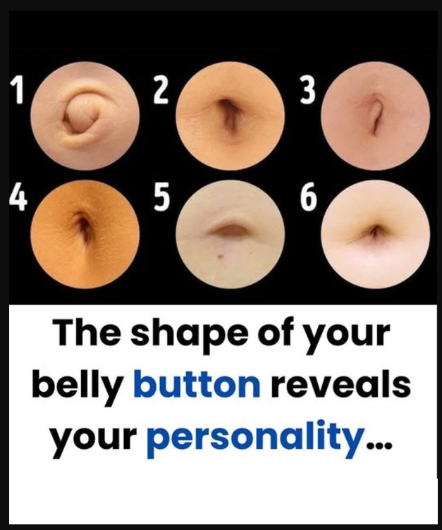 The shape of your belly button reveals your personality
