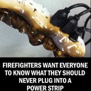 Firefighters Warn: Never Plug These Items Into a Power Strip