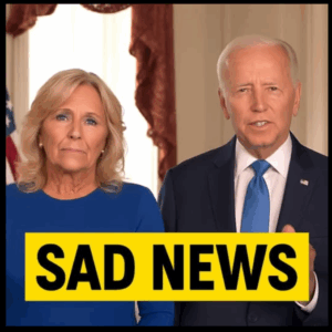 Joe Biden with tears in his eyes make the sad announcement