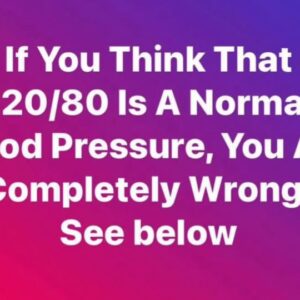 If You Think That 120/80 Is a… If You Think That 120/80 Is a…