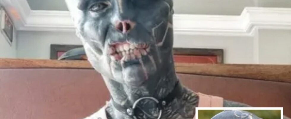 Tattooed “Black Alien” Can’t Find Job Due To His Looks, Here’s What He Looked Like Before