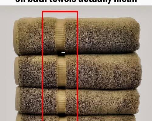 The real purpose of those mysterious lines on towels