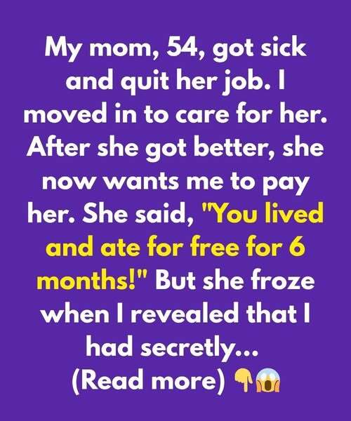 My mom, 54, got sick and quit her job