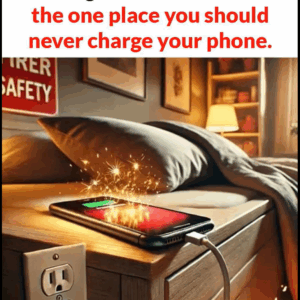 Never use phones while charging and… Never use phones while charging and…