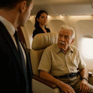 They Mocked the Janitor in First Class—Until the Captain Stepped Out and Changed Everything