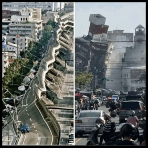 An incredible earthquake of great magnitude has just occurred in…