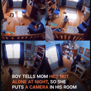 7-Year-Old Boy Tells Mom He Is Not Alone at Night, Mom Puts Camera in His Room